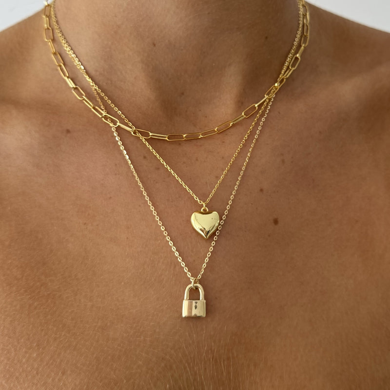 Heart chain store gold