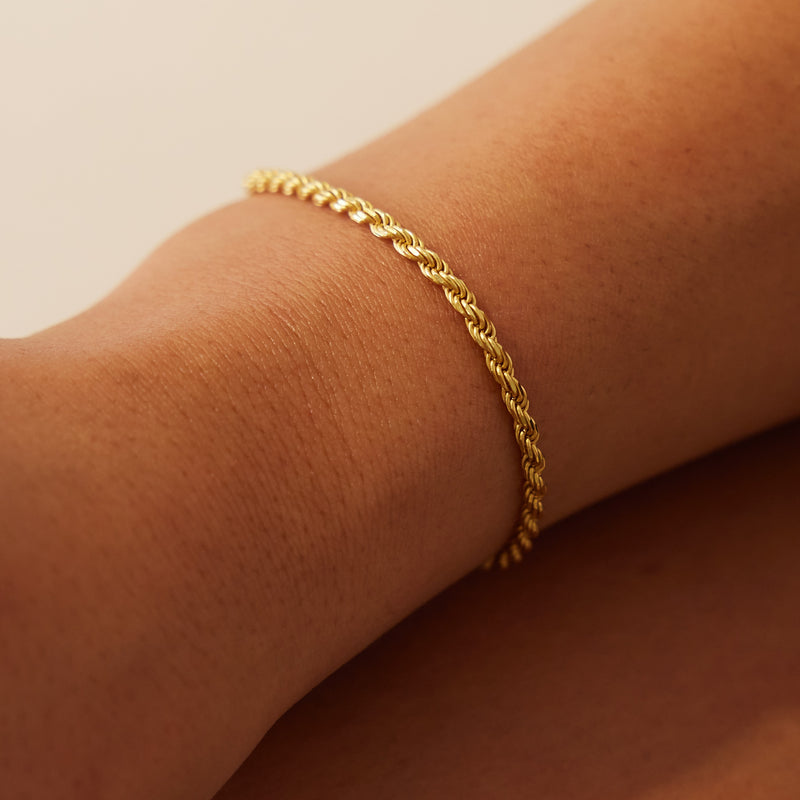 Gold Rope Bracelet