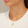 Gold Love Lock Necklace