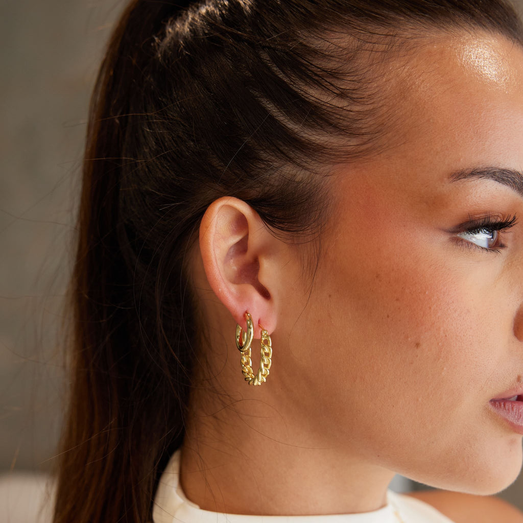 Gold Chain Earrings